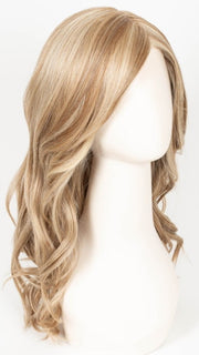CREAMY TOFFEE R | Rooted Dark with Light Platinum Blonde and Light Honey Blonde evenly blended