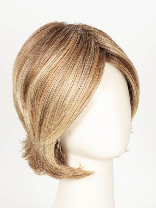 14/26/R10 | Red Blonde with Gold Blonde Highlights and Light Brown Roots