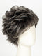 TRUFFLE RIBBON R | Off-Black base with Warm Medium Brown and Silver highlights. The Dark Brown Root creates a naturally dimensional appearance
