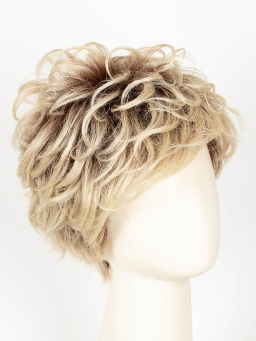 CHAMPAGNE R | Rooted Dark with Platinum Blonde