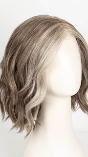 SANDY SILVER | Medium Brown transitionally blending to Silver with Silver bangs