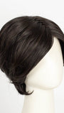 RL2/4 OFF BLACK | Black Evenly Blended with Dark Brown Highlights
