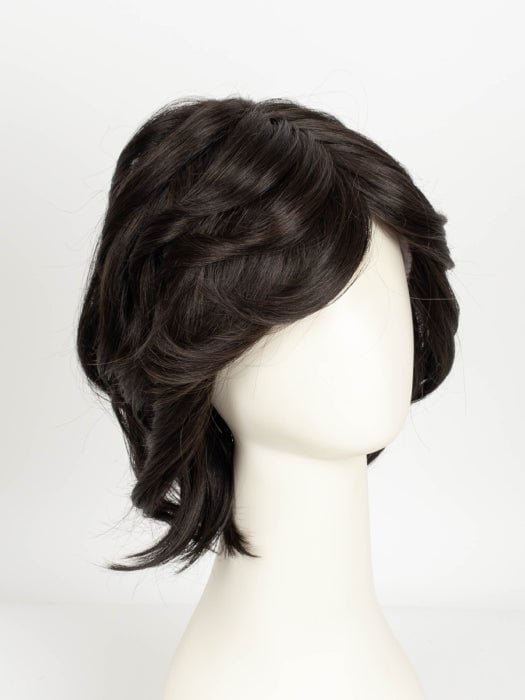 RL2/4 OFF BLACK | Black Evenly Blended with Dark Brown Highlights