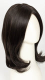 RL2/4 OFF BLACK | Black Evenly Blended with Dark Brown Highlights