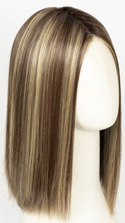 CAPPUCINO LATTE R | A Deep, Espresso-Brown tone root, that seamlessly transitions into a velvety, warm latte hue, featuring soft beige and caramel undertones that mimic the swirls of milk in a perfectly crafted cappuccino