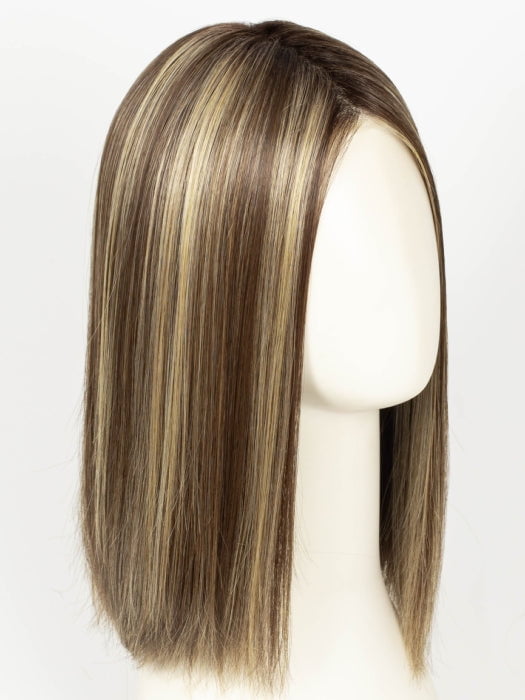 CAPPUCINO LATTE R | A Deep, Espresso-Brown tone root, that seamlessly transitions into a velvety, warm latte hue, featuring soft beige and caramel undertones that mimic the swirls of milk in a perfectly crafted cappuccino