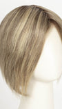 24BT18S8 SHADED MOCHA | Medium Natural Ash Blonde & Light Natural Gold Blonde Blend, Shaded with Medium Brown