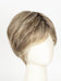 GF12-22SS SHADED CAPPUCCINO | Light Golden Brown Evenly Blended with Cool Platinum Blonde Highlights with Dark Roots