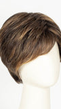 GF8-29SS HAZELNUT | Medium Brown With Ginger Red Highlights & Dark Brown Roots