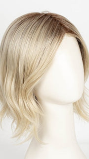CHAMPAGNE-R | Light Beige Blonde, Medium Honey Blonde, and Platinum Blonde Blend with Dark Roots