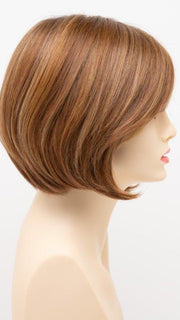 GOLDEN NUTMEG | Medium Brown roots with overall Warm Cinnamon base and Golden Blonde hightlights