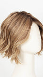  CARAMEL TOFFEE BLONDE-R | Toffee is a warm, dimensional shade blending medium brown with golden blonde and caramel highlights. Softly rooted for a natural, sun-kissed finish.