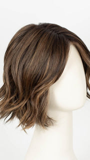FRENCH ROAST BROWN-R | A deep, luxurious brunette featuring a dark brown base with warm bronze and subtle red undertones. Softly rooted for natural depth and dimension.