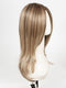 BROWN SUGAR BLONDE-R | A warm, dimensional blend of medium brown and golden blonde highlights with natural-looking darker roots for depth and a sun-kissed finish.