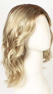 CHAMPAGNE SHADOW | Soft Dark Blonde with Platinum Highlights and Chestnut Roots