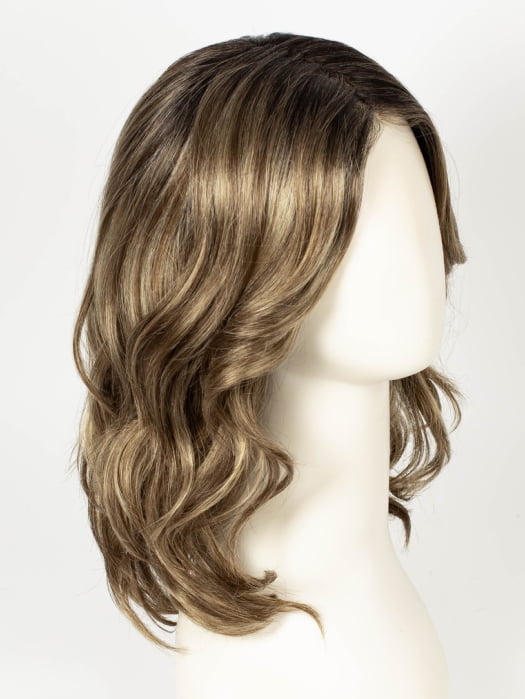 HONEY BREEZE | A blend of Cool, Honey Blonde and Multi-Dimensional Medium Brown with Darker Brown Roots