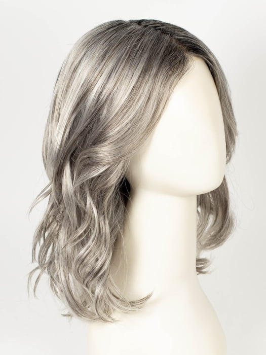 STERLING SHADOW | Medium Salt-and-Pepper Grey with Darker Brown Roots