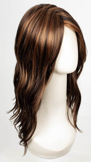 FS6/30/27 TOFFEE TRUFFLE | Brown, Medium Red-Gold, Medium Red-Gold Blonde Blend with Medium Red Gold Blonde Bold Highlights