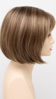 TOASTED SESAME |  Medium Brown roots with overall Warm Cinnamon base and Golden Blonde highlights