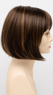 CHOCOLATE CARAMEL | Medium Brown with Soft Red and Blonde highlights