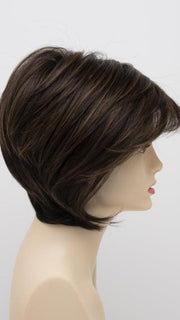 AMARETTO CREAM | Dark Brown roots with overall Medium Brown base with Honey Blonde highlights