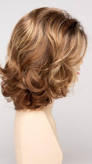 GOLDEN NUTMEG | Medium Brown roots with overall Warm Cinnamon base and Golden Blonde hightlights
