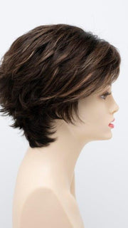 AMARETTO-CREAM | Dark Brown roots with overall Medium Brown base with Honey Blonde highlights