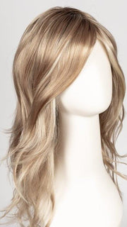 SS14/88 SHADED GOLDEN WHEAT | Dark Blonde Evenly Blended with Pale Blonde Highlights and Dark Roots