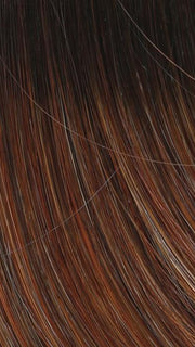 GL29-31SS SS RUSTY AUBURN | Chocolate brown base blends into multi-dimensional tones of medium copper and amber