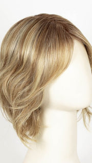 ROSE-GOLD-R | Blonde base with Reddish highlights and roots
