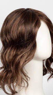 4/27/30 GERMAN CHOCOLATE | Darkest Brown Evenly Blended and Tipped with Light Red-Gold Blonde and Red-Gold Blend 