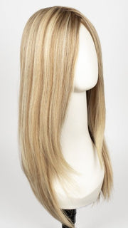 12FS12 MALIBU BLONDE | Lt Gold Brown, Lt Natural Gold Blonde & Pale Natural Gold-Blonde Blend, Shaded w/ Lt Gold Brown