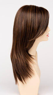 CHOCOLATE CARAMEL | Medium Brown with Soft Red and Blonde highlights