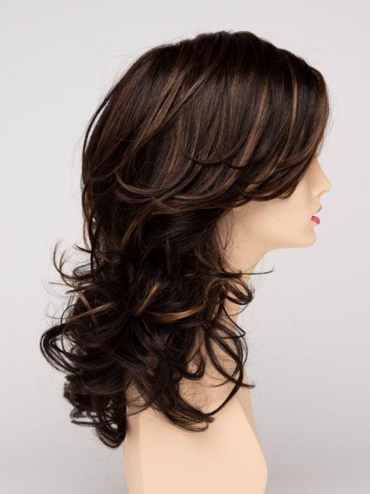 AMARETTO CREAM | Dark Brown roots with overall Medium Brown base with Honey Blonde highlights