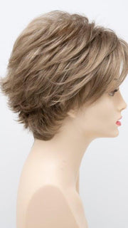 GINGER-CREAM | Dark Beige Blonde underneath highlighted on top with Light Beige Blonde