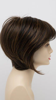 CHOCOLATE CARAMEL | Medium Brown with Soft Red and Blonde highlights