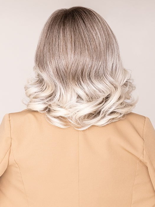 Sophia wearing CHANTELLE by KIM KIMBLE in MC119/23SS SWEET CREAM | Pale Blonde with Dark Roots