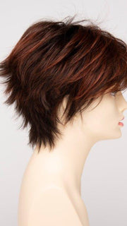 CHOCOLATE CHERRY | Dark Brown roots with overall Medium Brown base with Deep Red highlights