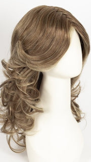 Color R11S+ = Glazed Mocha: Medium Brown with Golden Blonde highlights