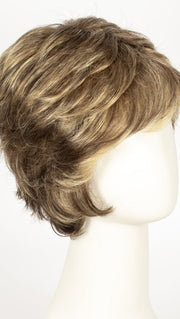 R11S GLAZED MOCHA | Warm Medium Brown with Golden Blonde Highlights on Top