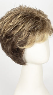Color R11S = Glazed Mocha: Medium Brown with Golden Blonde Highlights