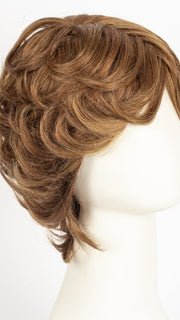 R3025S GLAZED CINNAMON | Medium Auburn with Ginger Blonde Highlights on Top