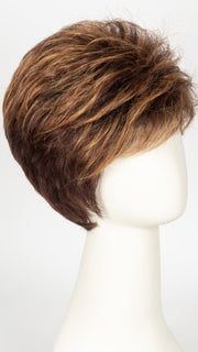 R3329S GLAZED AUBURN | Rich Dark Auburn with Pale Ginger Blonde Highlights