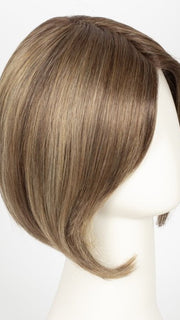 BERNSTEIN ROOTED | Light Brown base with subtle Light Honey Blonde and Light Butterscotch Blonde highlights and Dark Roots