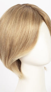 SANDY BLONDE ROOTED | Medium Honey Blonde, Light Ash Blonde, and Lightest Reddish Brown blend with Dark Roots