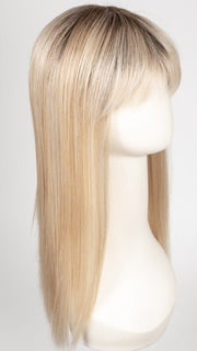 PASTEL BLONDE ROOTED | Platinum, Dark Ash Blonde, and Medium Honey Blonde blends With Dark Roots