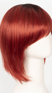 HOT FLAME ROOTED 33.130.4 | Dark Auburn, Deep Copper Brown, and Darkest Brown Blend with Shaded Roots