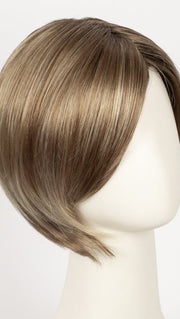 DARK SAND ROOTED | Light Brown base with  Lighest Ash Brown and Medium Honey Blonde blend and Dark Roots