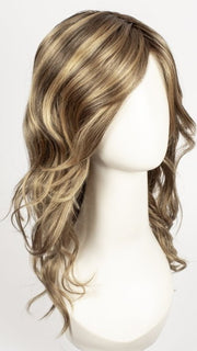 24BT18S8 | Medium Natural Ash Blonde and Light Natural Gold Blonde Blend, Shaded with Medium Brown