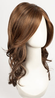 4/27/30 GERMAN CHOCOLATE | Darkest Brown Evenly Blended and Tipped with Light Red-Gold Blonde and Red-Gold Blend 